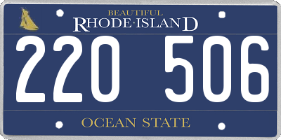 RI license plate 220506