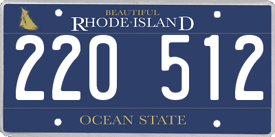 RI license plate 220512