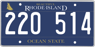 RI license plate 220514