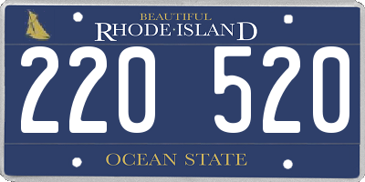 RI license plate 220520