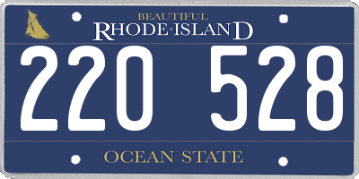 RI license plate 220528