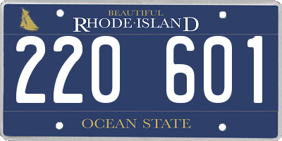 RI license plate 220601