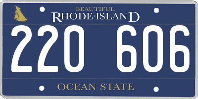 RI license plate 220606