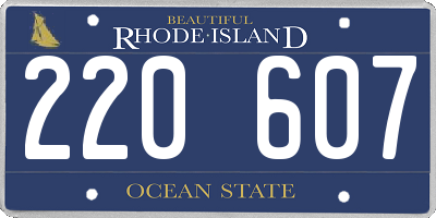 RI license plate 220607