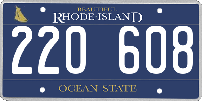 RI license plate 220608
