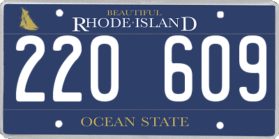 RI license plate 220609