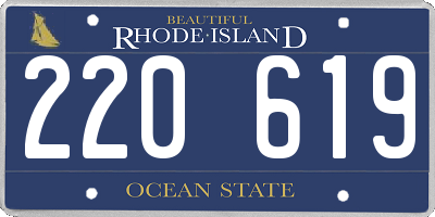 RI license plate 220619