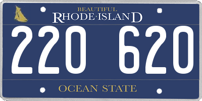 RI license plate 220620