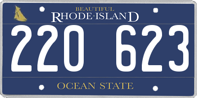 RI license plate 220623