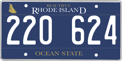 RI license plate 220624