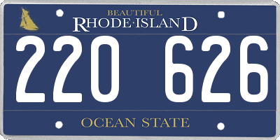RI license plate 220626