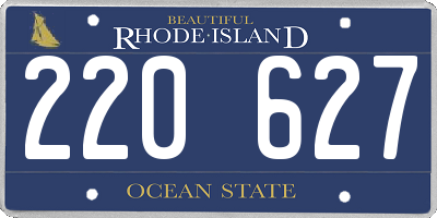 RI license plate 220627