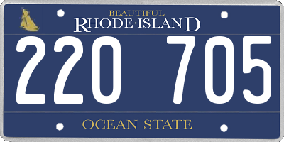 RI license plate 220705