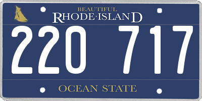 RI license plate 220717