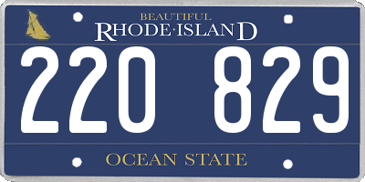 RI license plate 220829