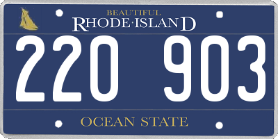 RI license plate 220903