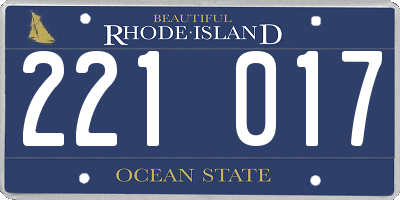 RI license plate 221017