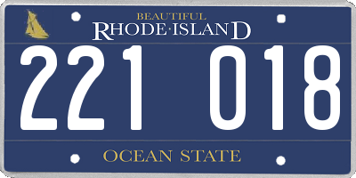 RI license plate 221018