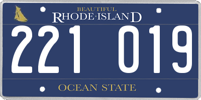 RI license plate 221019