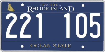 RI license plate 221105