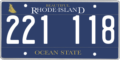 RI license plate 221118
