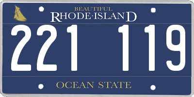 RI license plate 221119