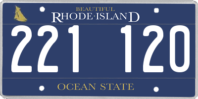 RI license plate 221120