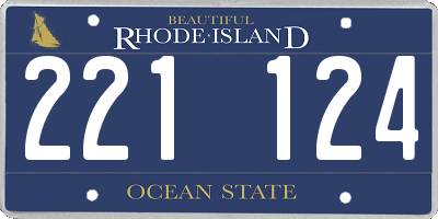 RI license plate 221124