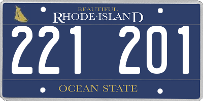 RI license plate 221201