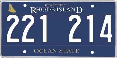 RI license plate 221214