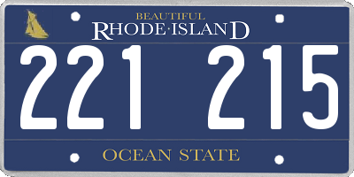 RI license plate 221215