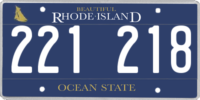 RI license plate 221218