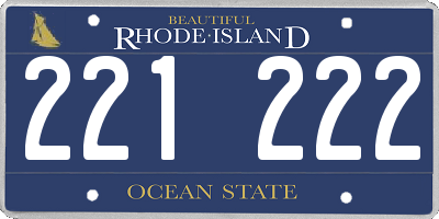 RI license plate 221222