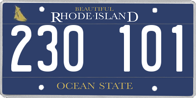 RI license plate 230101