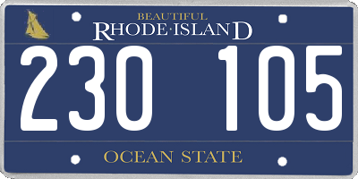 RI license plate 230105