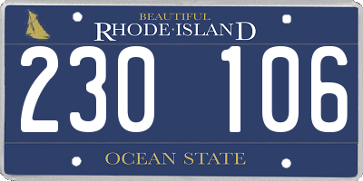 RI license plate 230106