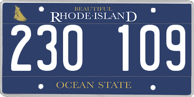 RI license plate 230109