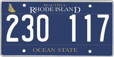 RI license plate 230117