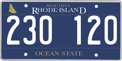 RI license plate 230120