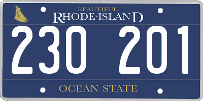 RI license plate 230201