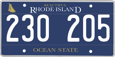 RI license plate 230205