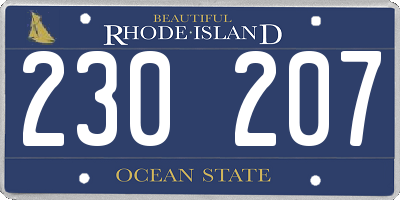 RI license plate 230207