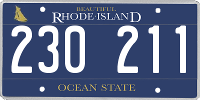 RI license plate 230211