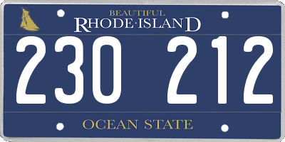 RI license plate 230212