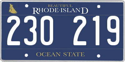 RI license plate 230219