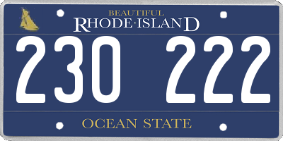 RI license plate 230222