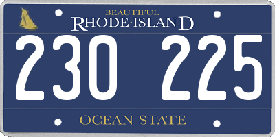 RI license plate 230225