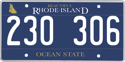RI license plate 230306
