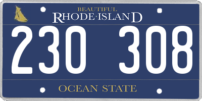 RI license plate 230308