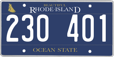 RI license plate 230401